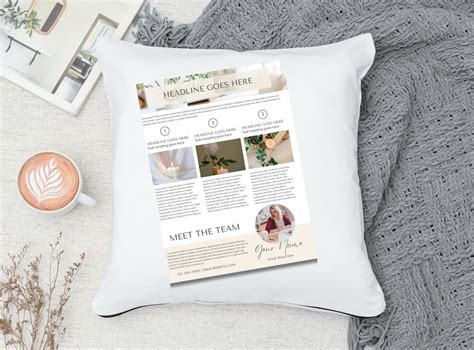 Small Business Newsletter Template Canva Template Fully - Etsy