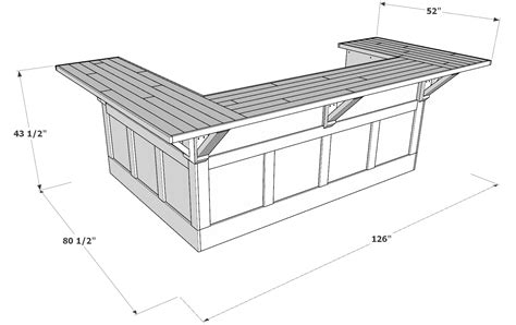 Easy DIY indoor wooden bar plans - DIY projects plans