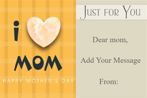 FREE Mother's Day Gift Certificate Templates | Customize Online