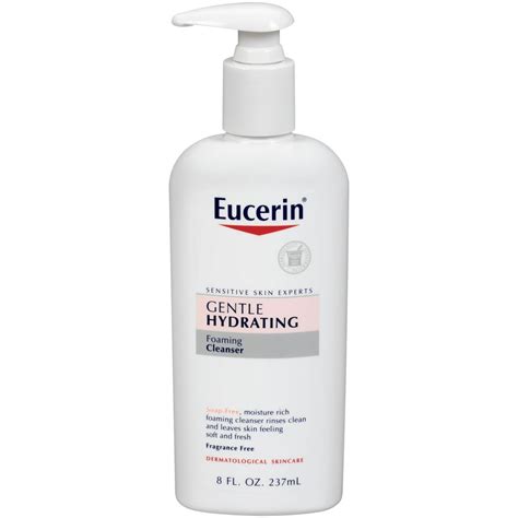 Eucerin Gentle Hydrating Cleanser, For Sensitive Skin, 8 Fl. Oz. Bottle - Walmart.com - Walmart.com