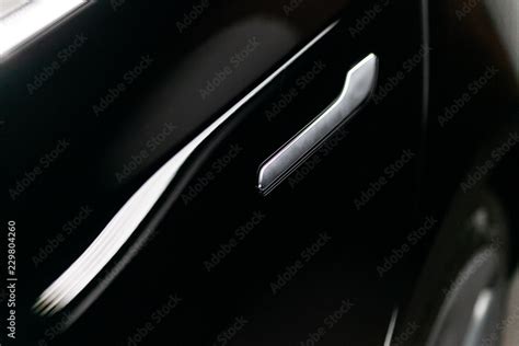 Door handle Tesla Model 3 Stock Photo | Adobe Stock