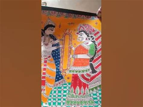 Sita swayamvar in mithila painting....@Komal art world - YouTube