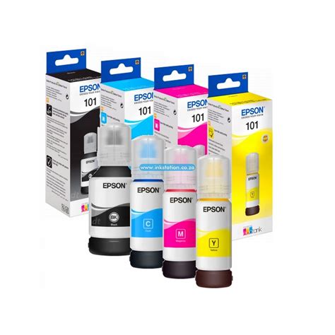 Original Epson 101 EcoTank Ink Bottle - COMBO (CMYK) - Ink Station