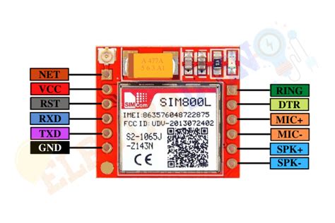 SIM800l GSM Module » ElectroDuino