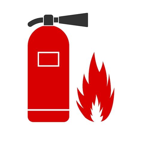 Premium Vector | Fire extinguisher logo