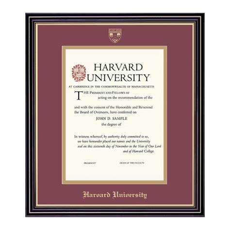 Harvard Extension School Undergraduate or Graduate Diploma Frame | Harvard - The Coop