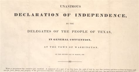 Texas Declaration of Independence — Bunk