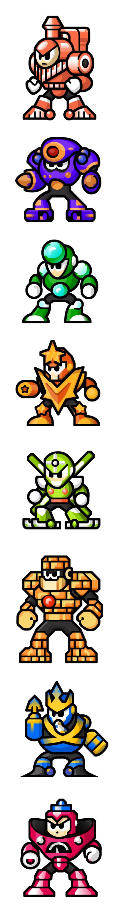 MegaMan 'Sprites'-Bosses of 5 | Mega man art, Mega man, Mega man 5