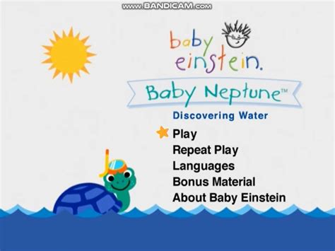 Baby Neptune DVD Menu | The True Baby Einstein Wiki | Fandom