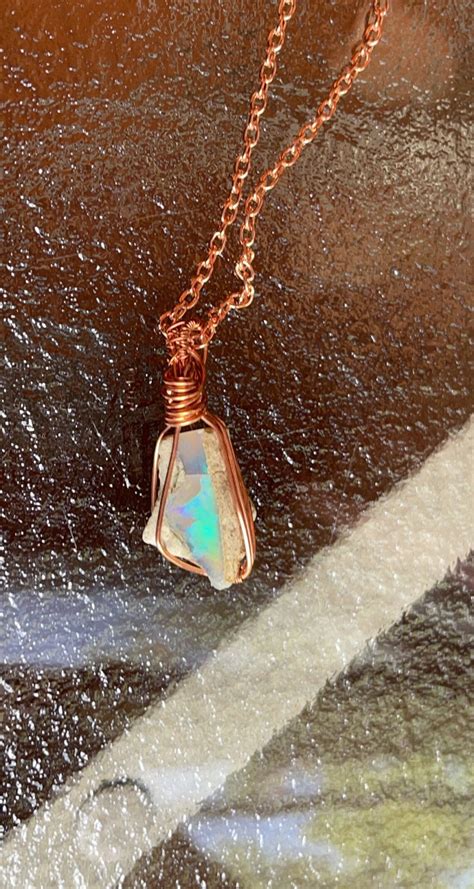 Beautiful Ethiopian Opal Pendant | Etsy