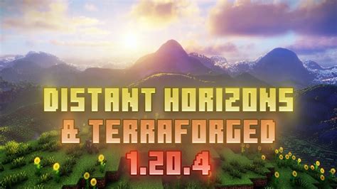 Make minecraft terrain extra realistic - Distant horizons, Terraforged ...