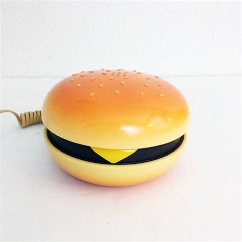 Vintage Novelty Juno Hamburger Phone 1990s Working Burger | Etsy