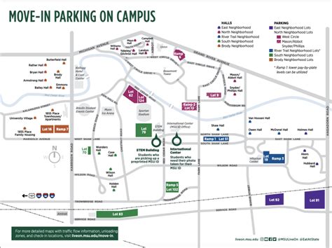 Parking and Directions | Live On - Michigan State University