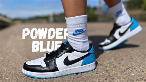 They Finally CHANGED It! Jordan 1 UNC/Powder Blue Review & On Foot - YouTube