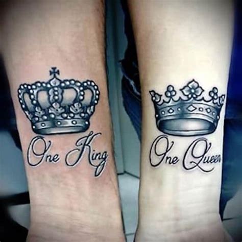 40 King and Queen Tattoos for Lovers That Kick Ass