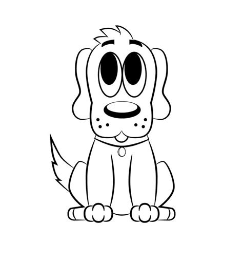 How To Draw A Cartoon Dog - Draw Central | Cartoon dog drawing, Dog ...