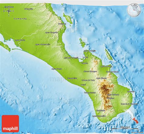 Physical 3D Map of La Paz