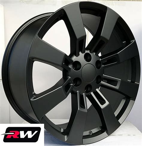 20 inch Chevy Silverado Factory Style Denali Wheels CK375 Satin Black Rims