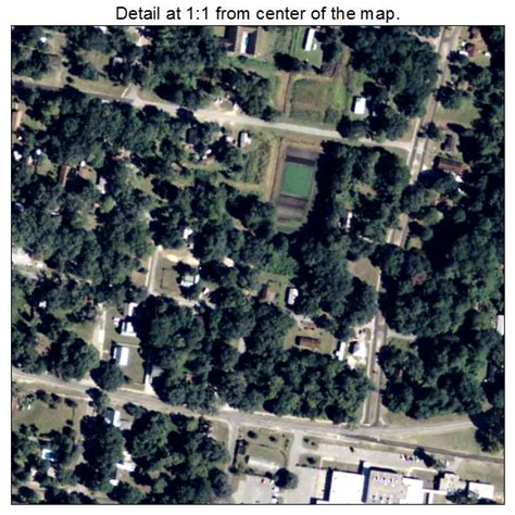 Aerial Photography Map of Darien, GA Georgia