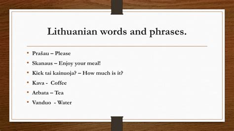 PPT - Lithuanian language PowerPoint Presentation, free download - ID:8940523