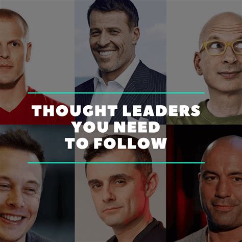 Thought Leaders You NEED to Follow - Marketing & Entrepreneurship