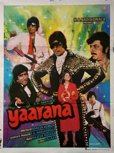 Yaarana (1981) This Amitabh Bachchan, Amjad Khan,Neetu Singh starer was ...