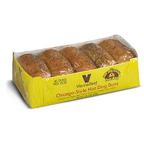 Vienna® Beef Poppyseed Hot Dog Buns (5.75") 120 count – kate-minimalist