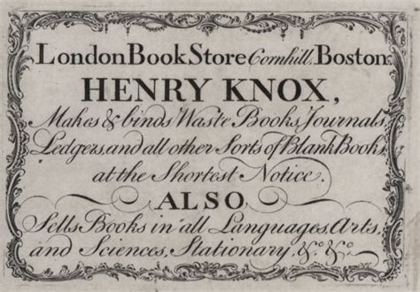 Henry Knox Biography