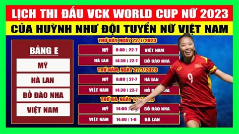 Lich-thi-dau-cua-doi-tuyen-Viet-Nam-o-World-Cup-nu-2023 - Blog Thể Thao HCM