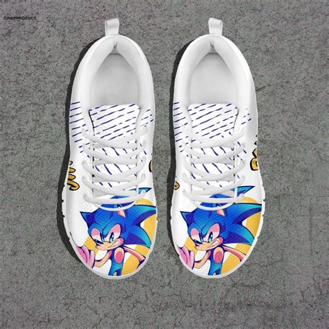 Sonic The Hedgehog 05 Cartoon Movie Game Sneaker Running Shoes | Etsy