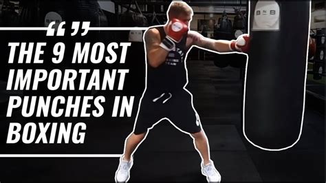 The 9 Most Important Punches in Boxing - YouTube