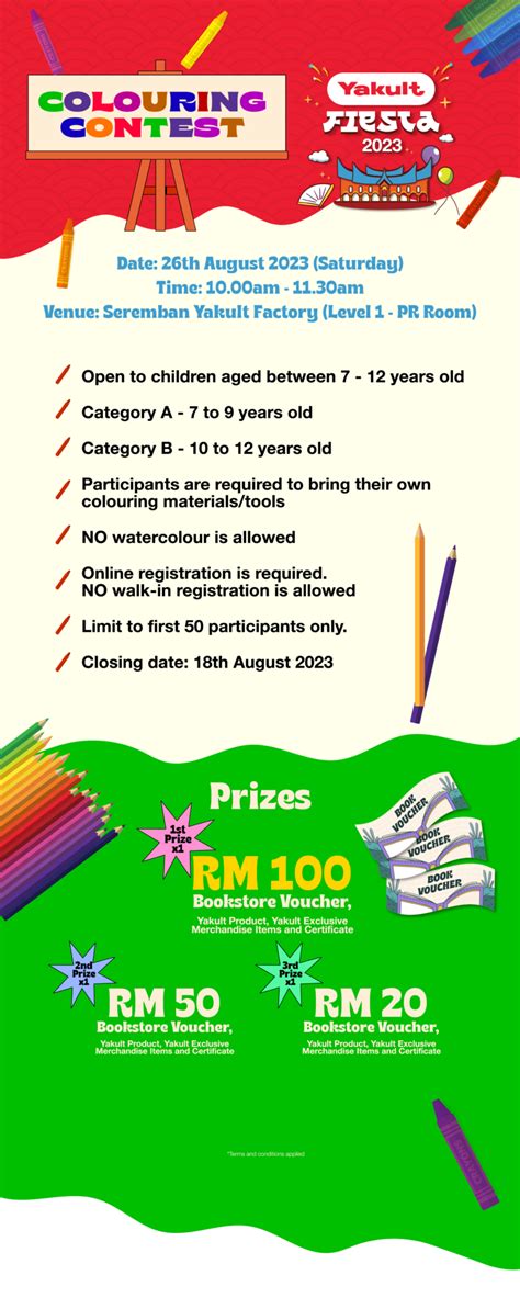 Yakult Fiesta 2023- Colouring Contest - Yakult Malaysia