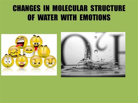 changes in structure of water with emotions