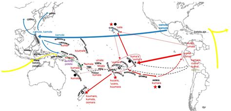 Polynesian Migration Map