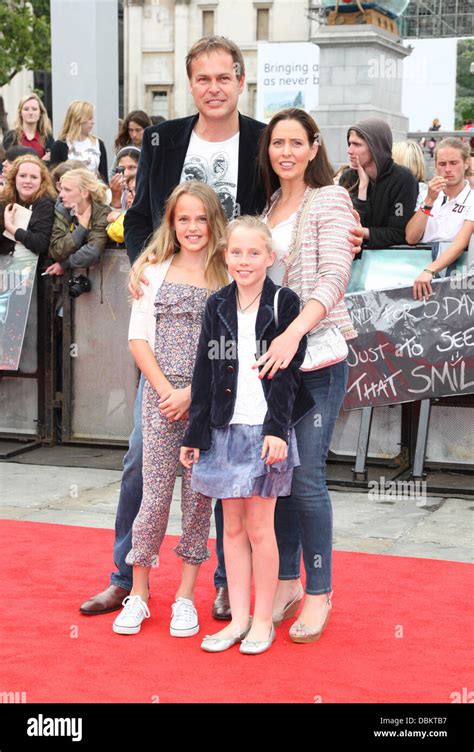 Peter Jones with his wife Tara Capp and children, 'Harry Potter and The ...