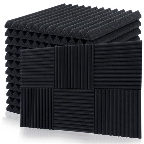 Buy KLEXA 12 Pack Sound Proof Foam Panels - 12x12x1 In. Acoustic Soundproofing Wall Panels ...