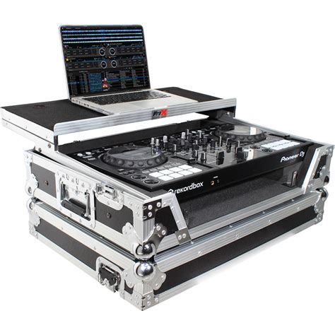 ProX XS-DDJ800 WLT Flight Case with 1 RU Rackspace XS-DDJ800 WLT