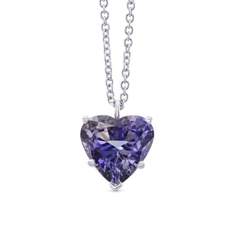 Tanzanite Heart Solitaire Pendant, SKU 291242 (3.70Ct)