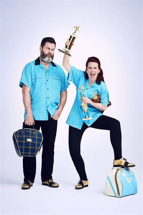 Giant Artists | Emily Shur Nick Offerman And Megan Mullally Parade Magazine