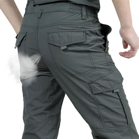 Breathable lightweight Waterproof Quick Dry Casual Pants Men Summer ...