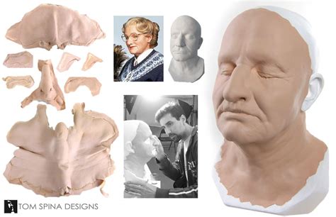 Mrs Doubtfire Makeup Display - Tom Spina Designs | Mrs doubtfire, Movie ...