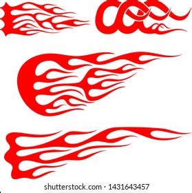 Hot Rod Flames Flames Stickers Flames Stock Vector (Royalty Free ...