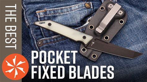 Best Pocket Fixed Blade EDC Knives in 2021 - YouTube