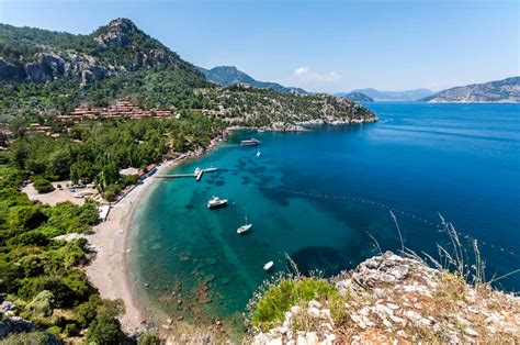 Beach weather in Turunc Beach, Marmaris, Turkey in June