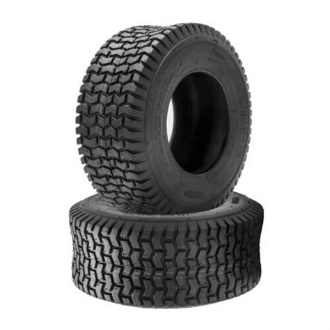 Set 2 13x5.00-6 Lawn Mower Tires 13x5x6 Heavy Duty 4Ply Garden Tractor ...