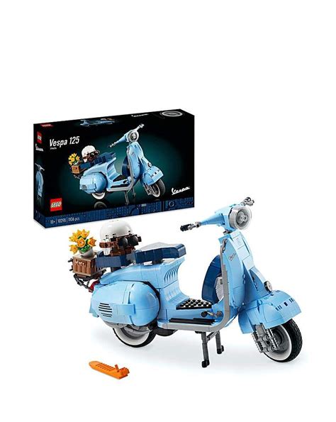 Lego icons vespa 125 scooter model building – Artofit