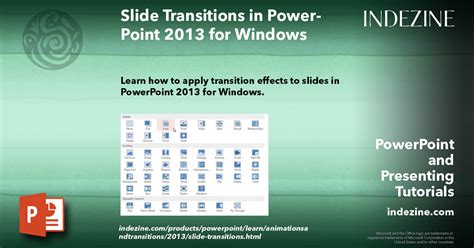 Slide Transitions in PowerPoint 2013 for Windows