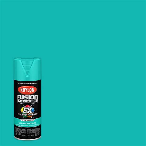 Krylon Fusion All-In-One Spray Paint, Satin, Beach Glass, 12 oz. - Walmart.com