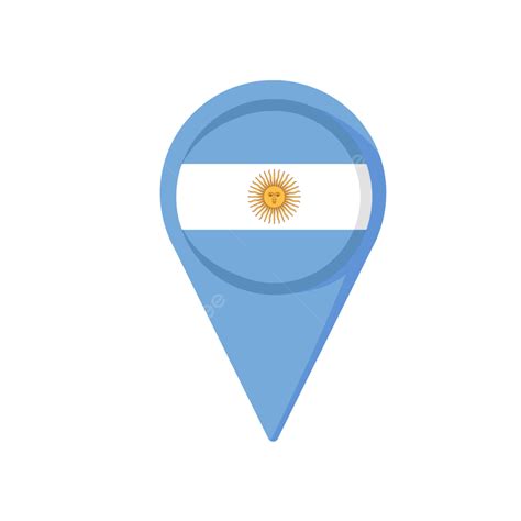 Argentina Map PNG Image, Argentina Flag In Map Pin Icon, Argentina, Map Pin, Pin Icon PNG Image ...