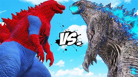 SPIDER GODZILLA VS GODZILLA 2021 - MONSTER BATTLE - YouTube